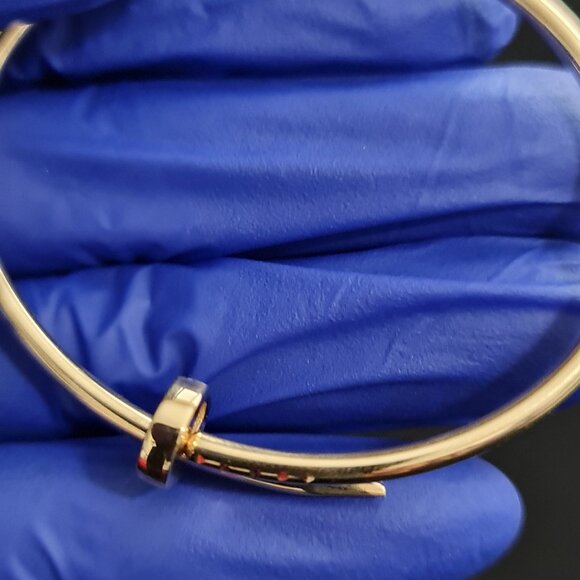 18k gold bangle - Nail cuff bangle - Pics part 2 - Picture 13 of 16